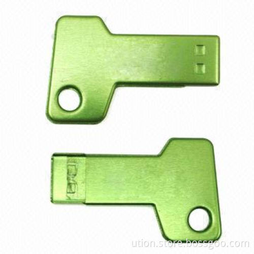 USB Key Drive, 1GB to 32GB Memory Capacity, Supports Free Logo Printing and Customized Sample